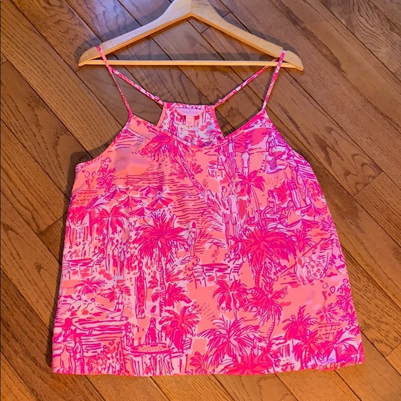 Lilly Pulitzer Tops - Lilly Pulitzer Dusk Racer Back Tank Top*Host Pick*